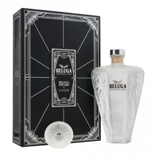 Beluga Epicure Vodka Lalique Decanter 70cl