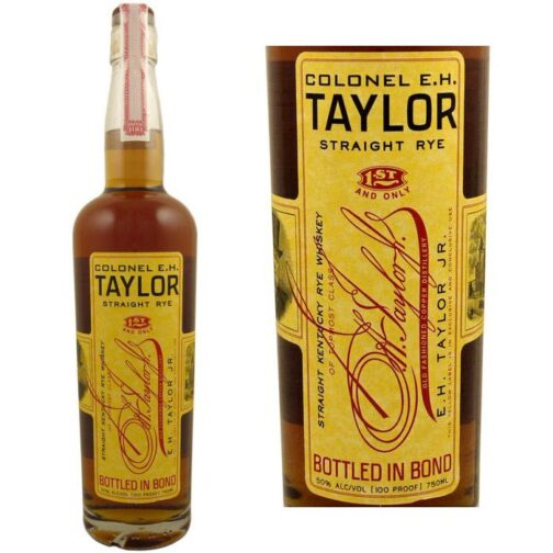 COLONEL E. H. TAYLOR Straight Rye Whiskey 750ml bottle - Image 2