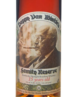 OLD RIP VAN WINKLE Pappy Van Winkle’s 15 Year Old Family Reserve Bourbon 750ml bottle