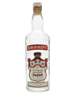 Smirnoff Vodka Bot 1960s 113cl