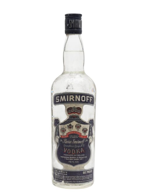 Smirnoff Blue Vodka Bot.1980s